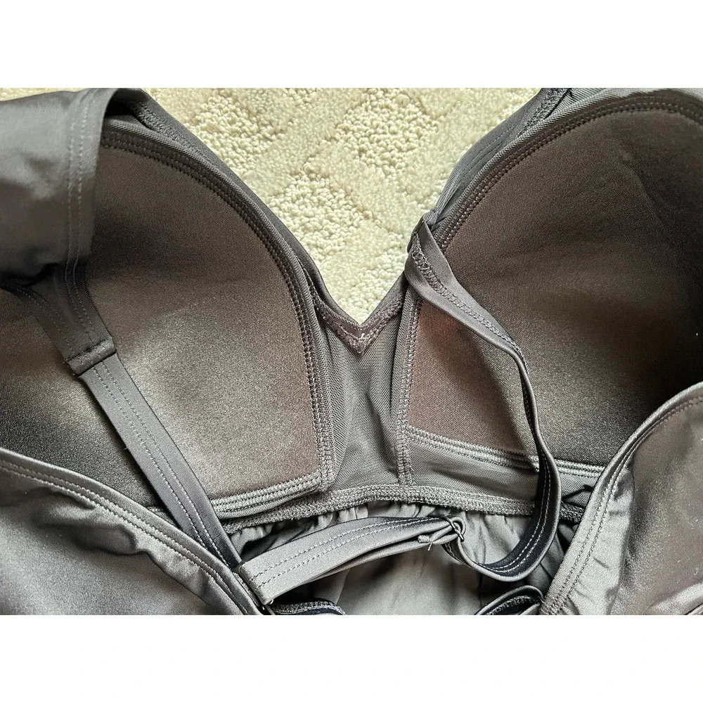 Torrid Swim Top Tankini Womens 2X Wirefree Built In Bra Flounce Ruffle Swimsuit - Picture 8 of 10